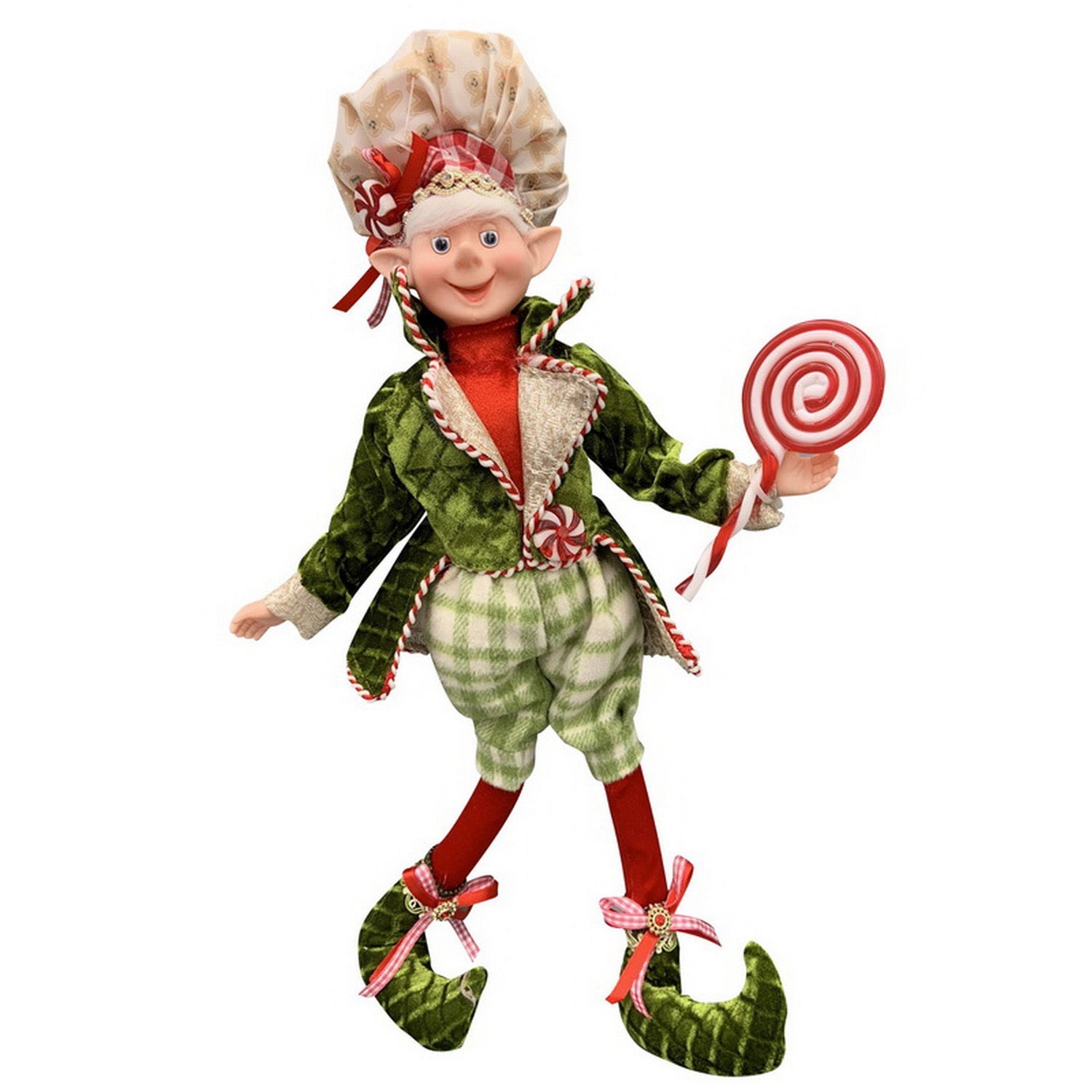 Posable Elf with Lollipop