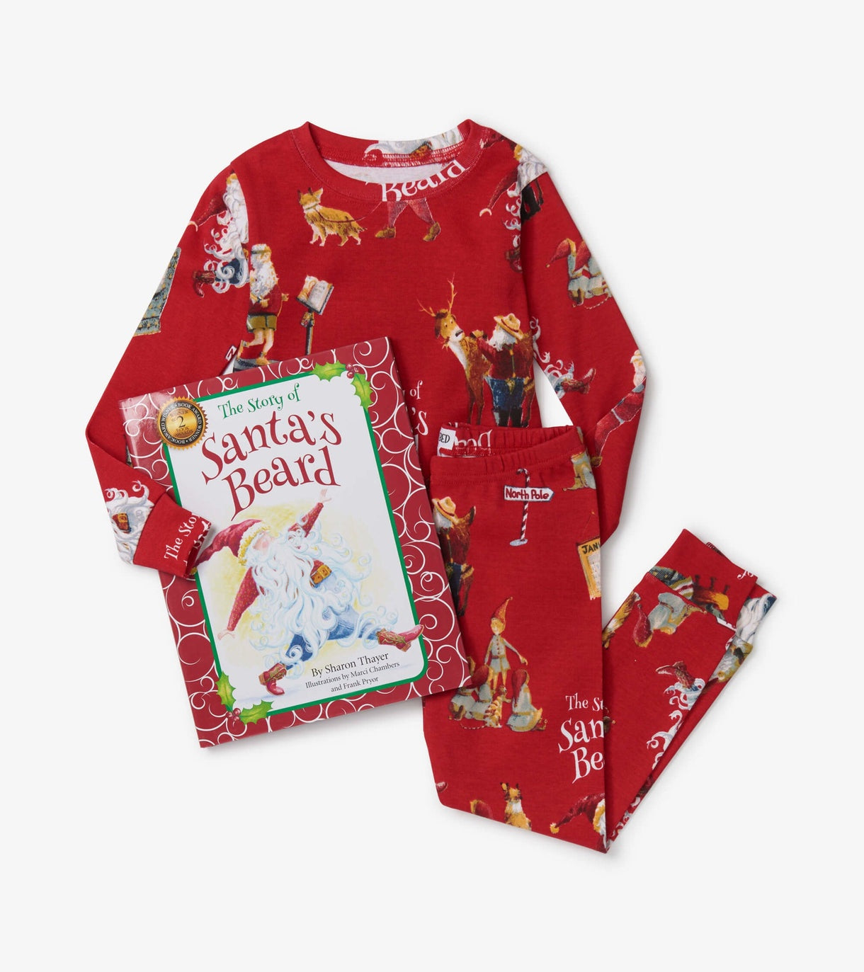 Santa's Beard - Pajama Set and Book