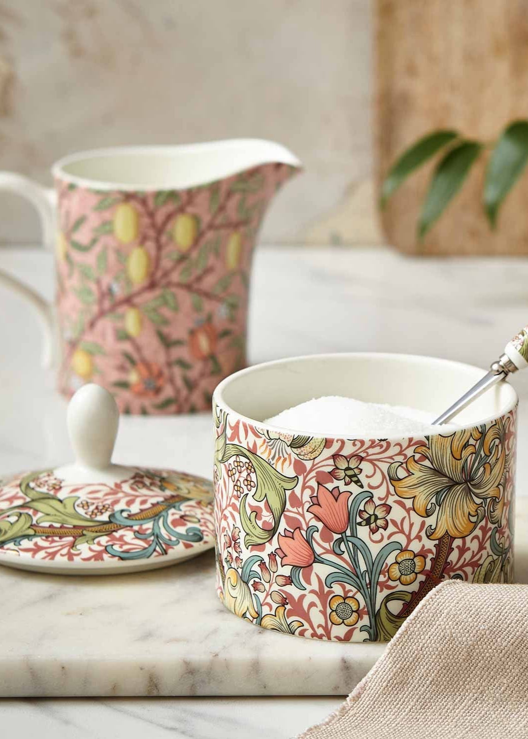 Morris & Co Golden Lily Sugar Dish