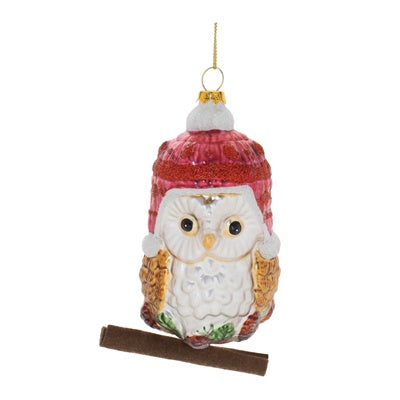 Owl in a Hat Ornament