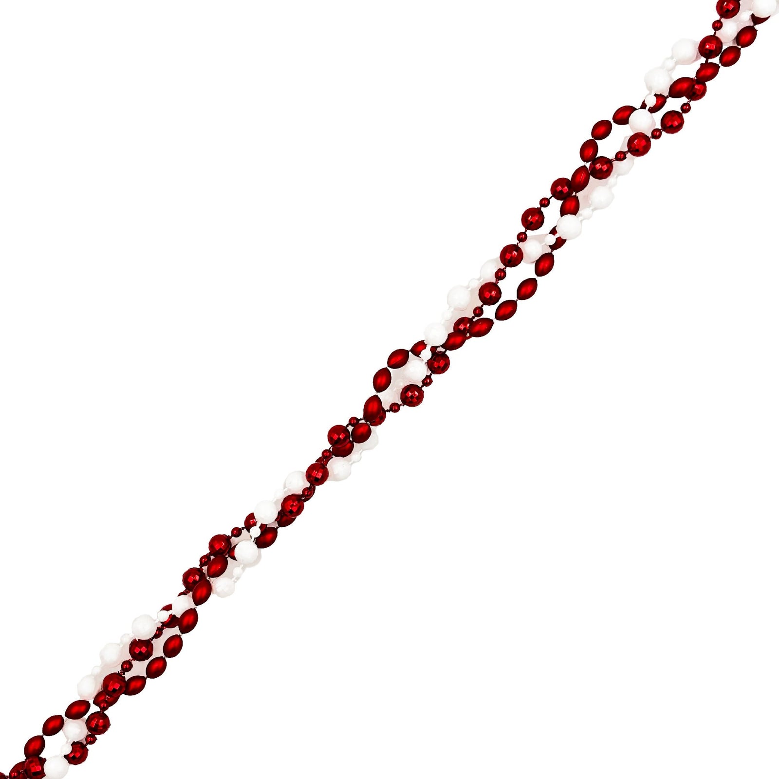 Red and White Beaded Garland