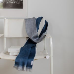 Ultra Soft Alpaca Scarf - Low Tide