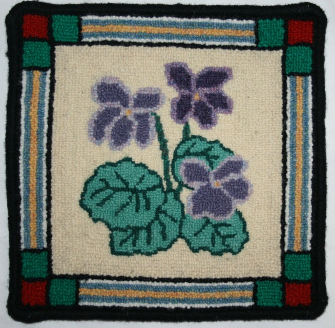 Rug Hooking Kit - Purple Violet