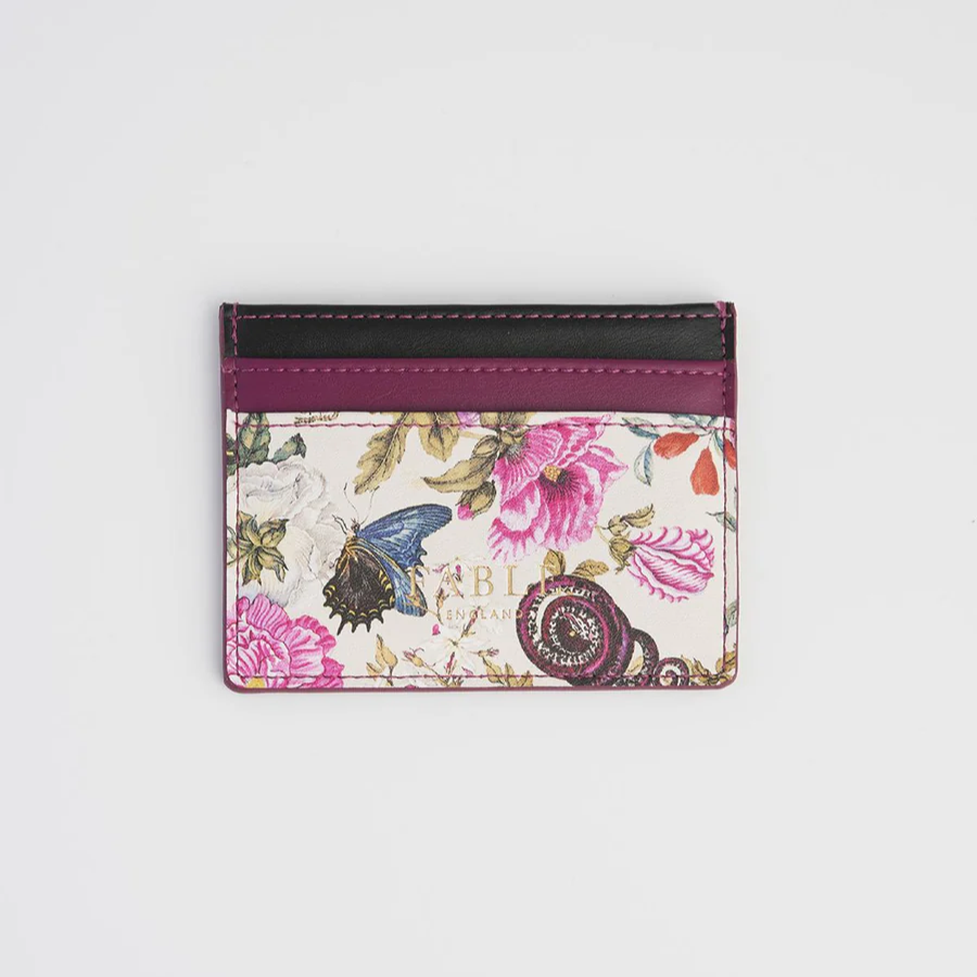 Floral Engravings Card Holder