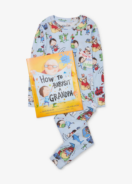 How to Babysit a Grandpa - Pajama Set and Book