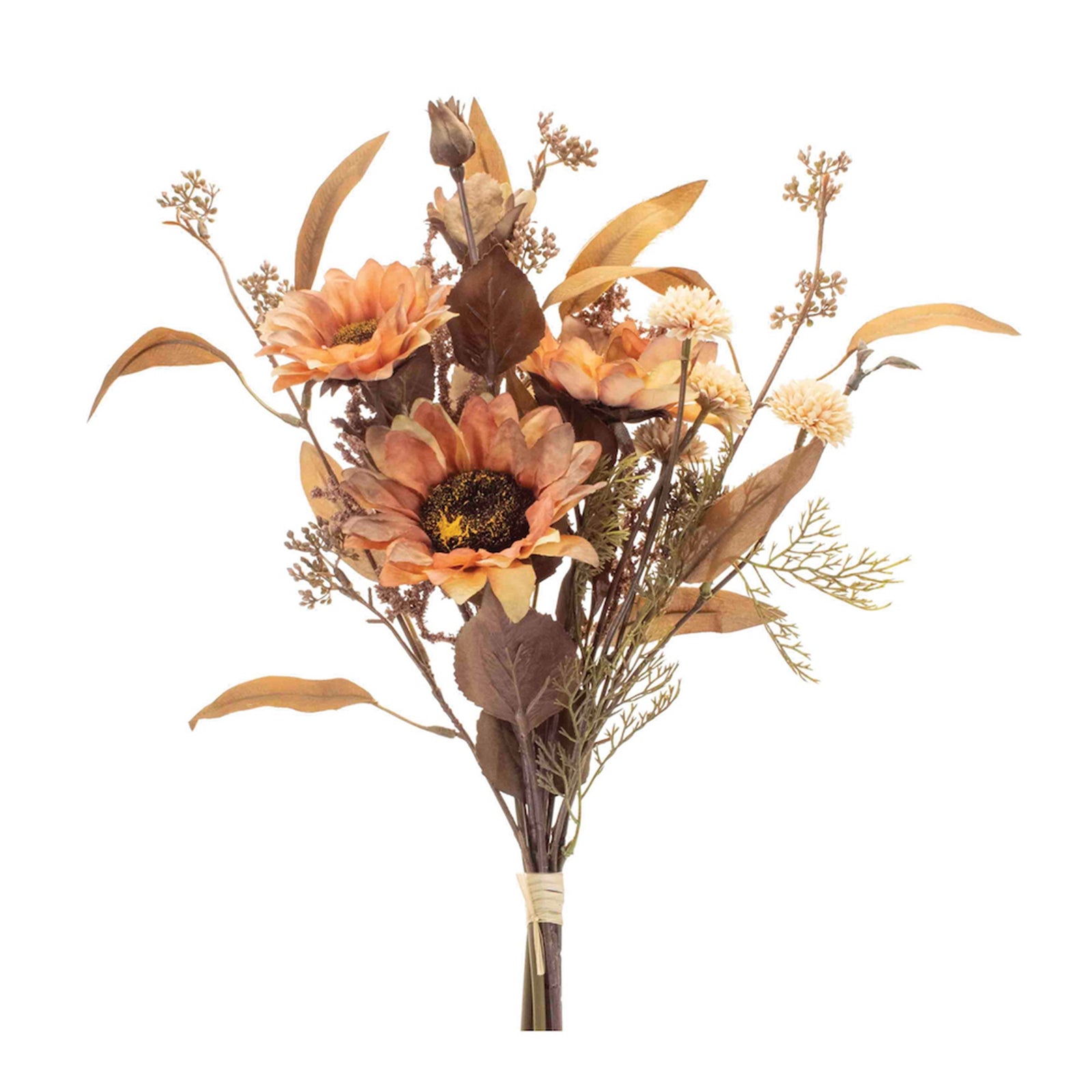 Antiqued Sunflower Bunch