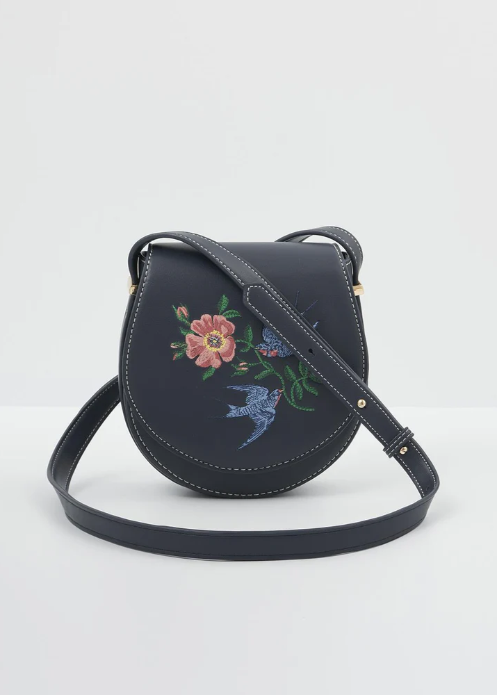 Swooping Swallows Saddle Bag