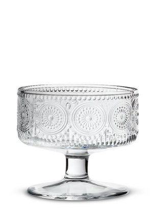 Embossed Pedestal Bowl
