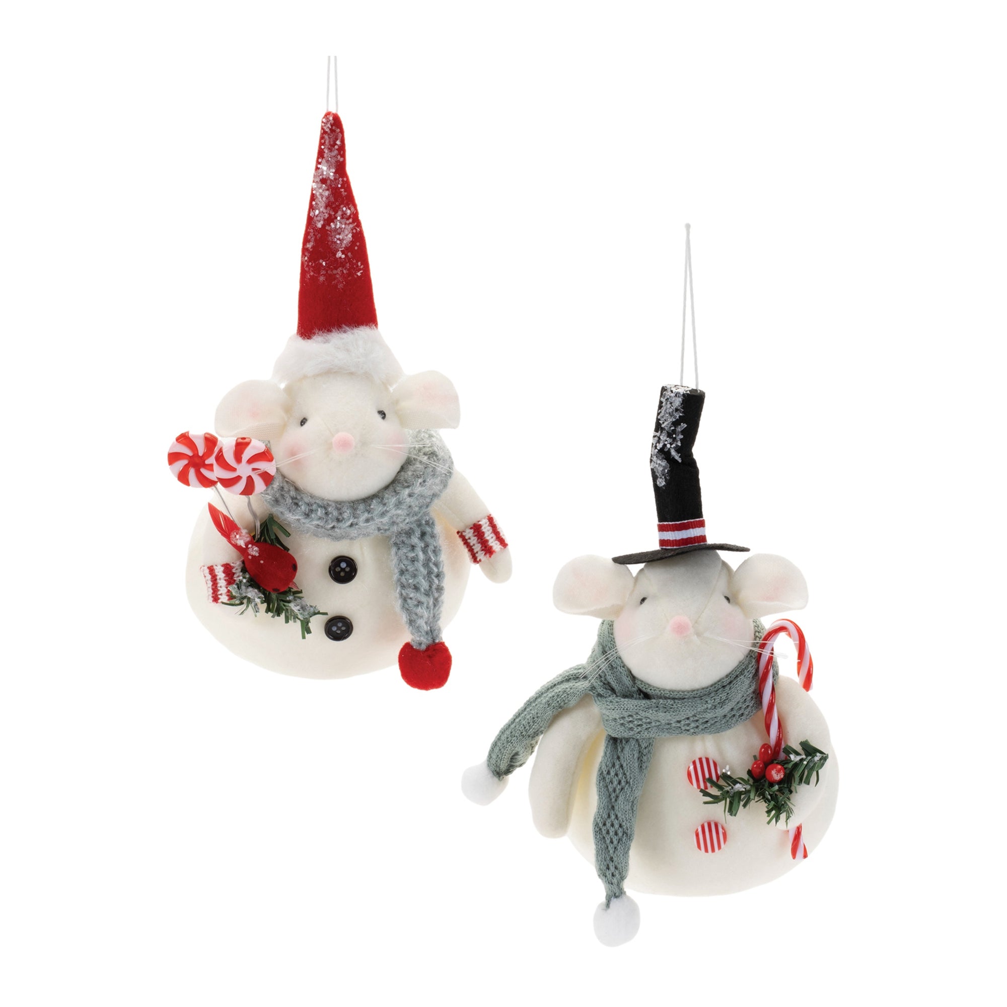 Winter Mice Ornaments