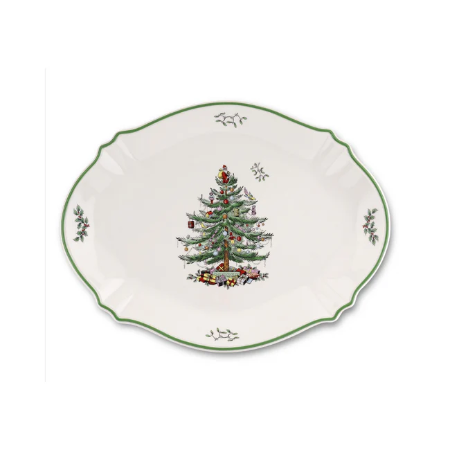 Spode Sculpted Oval Platter