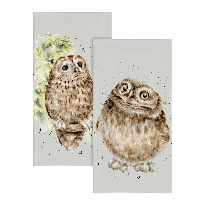 Wrendale Pocket Tissues - Round Owl