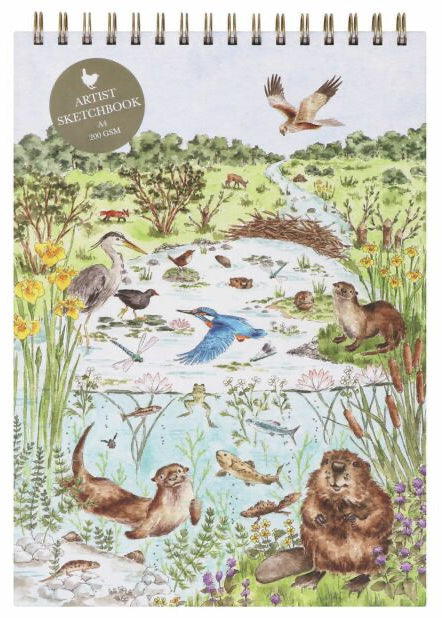 Nature Artist Sketchbook - Riverbank