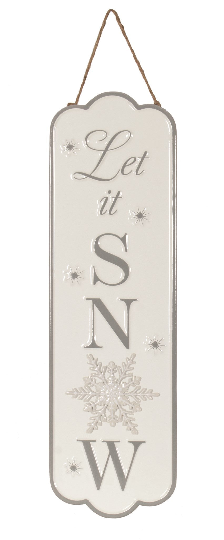 'Let It Snow' Vertical Sign