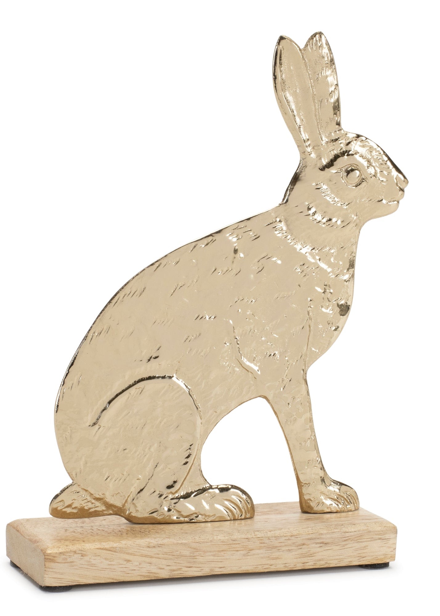 Gold Bunny Figurines