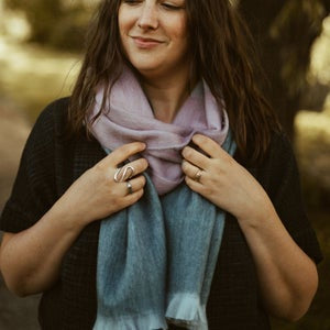 Ultra Soft Alpaca Scarf - Charm Block