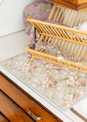 April Cornell Apple Blossom Drying Mat - Smoke