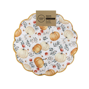 Set of 4 Pumpkin Placemats