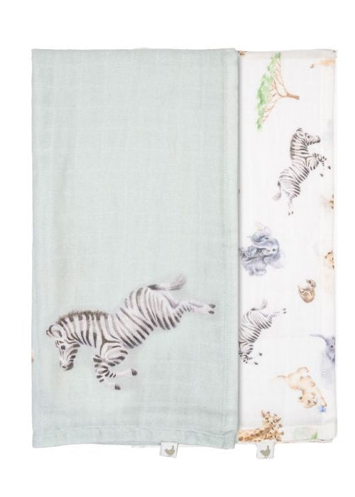 Little Savannah Muslin Gift Set - Little Wren Collection by Wrendale