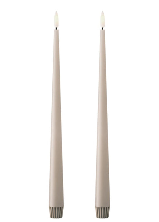 LED Ester & Erik Taper Candles - Linen