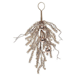 Vintage Tinsel Teardrop Swag