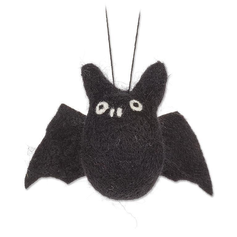 Felted Bat Ornament