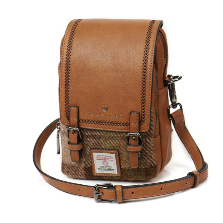 The Baby Jura Crossbody - Chestnut Tartan