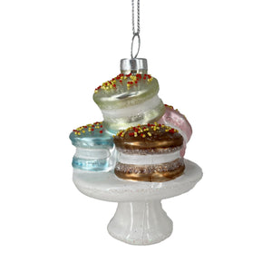 Festive Macaron Tower Ornament