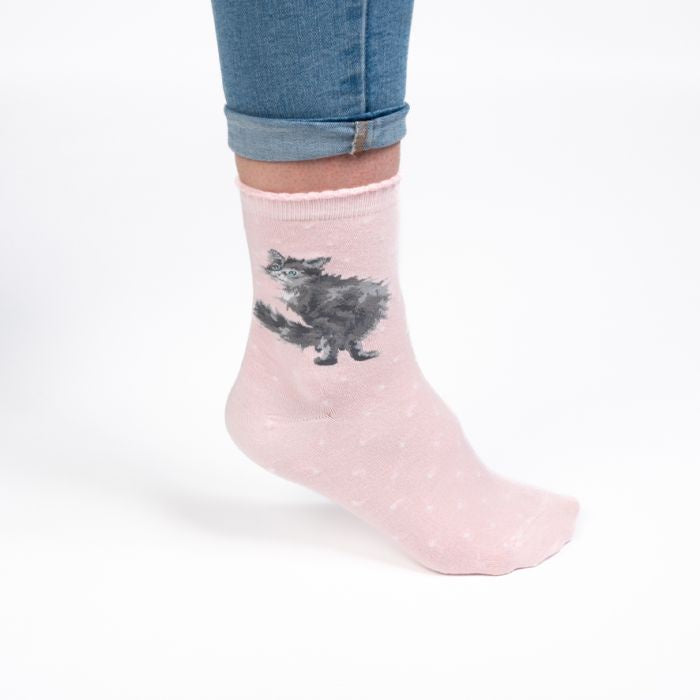 "Glamour Puss" - Wrendale Women's Socks