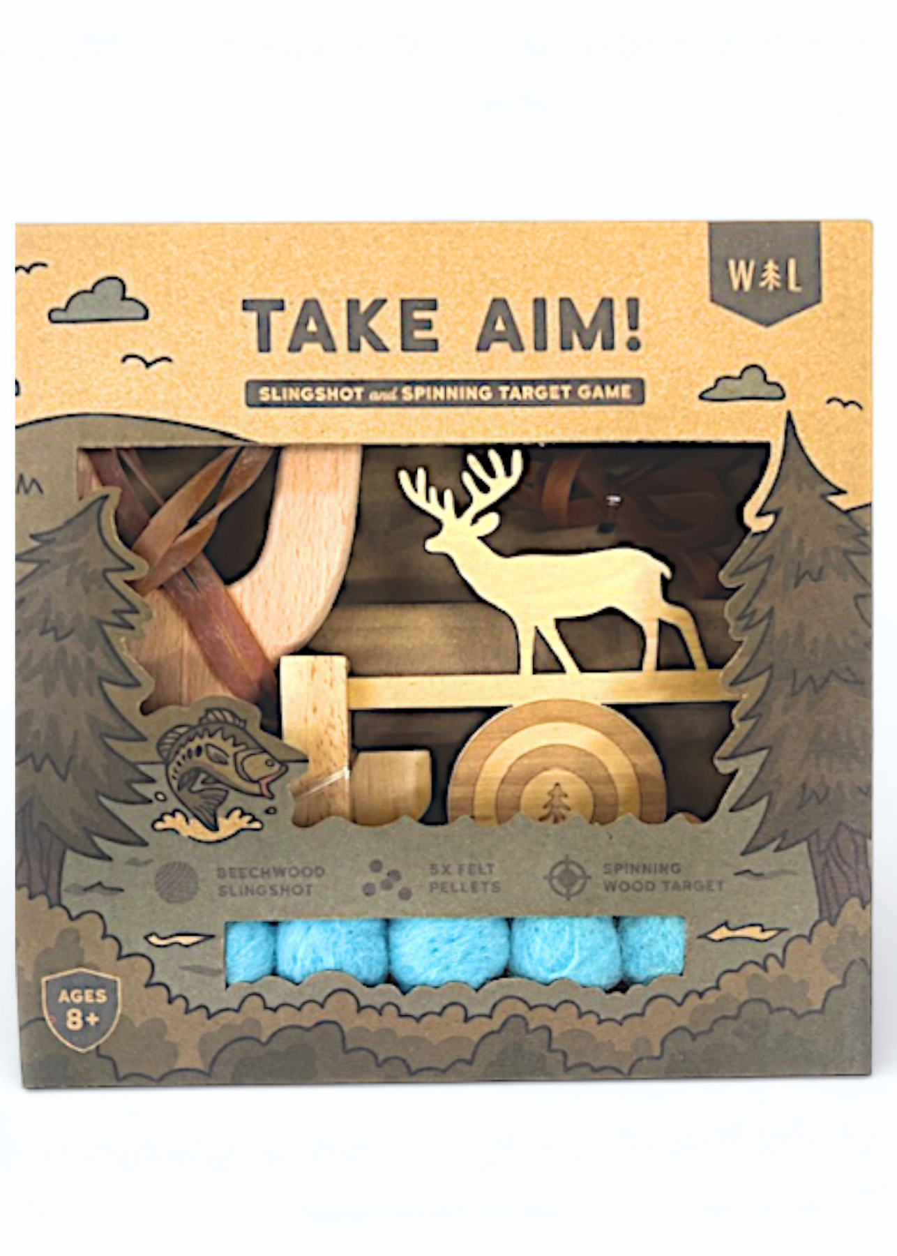 Take Aim! Slingshot and Spinning Target Set