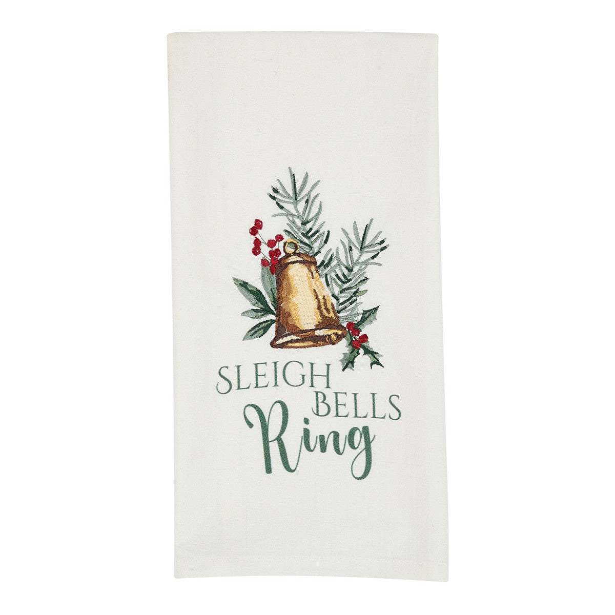 Sleigh Bells Ring Dishtowel