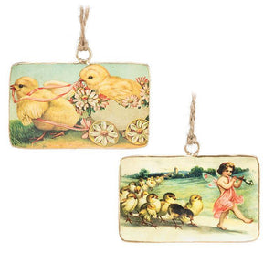 Easter Chick Ornaments