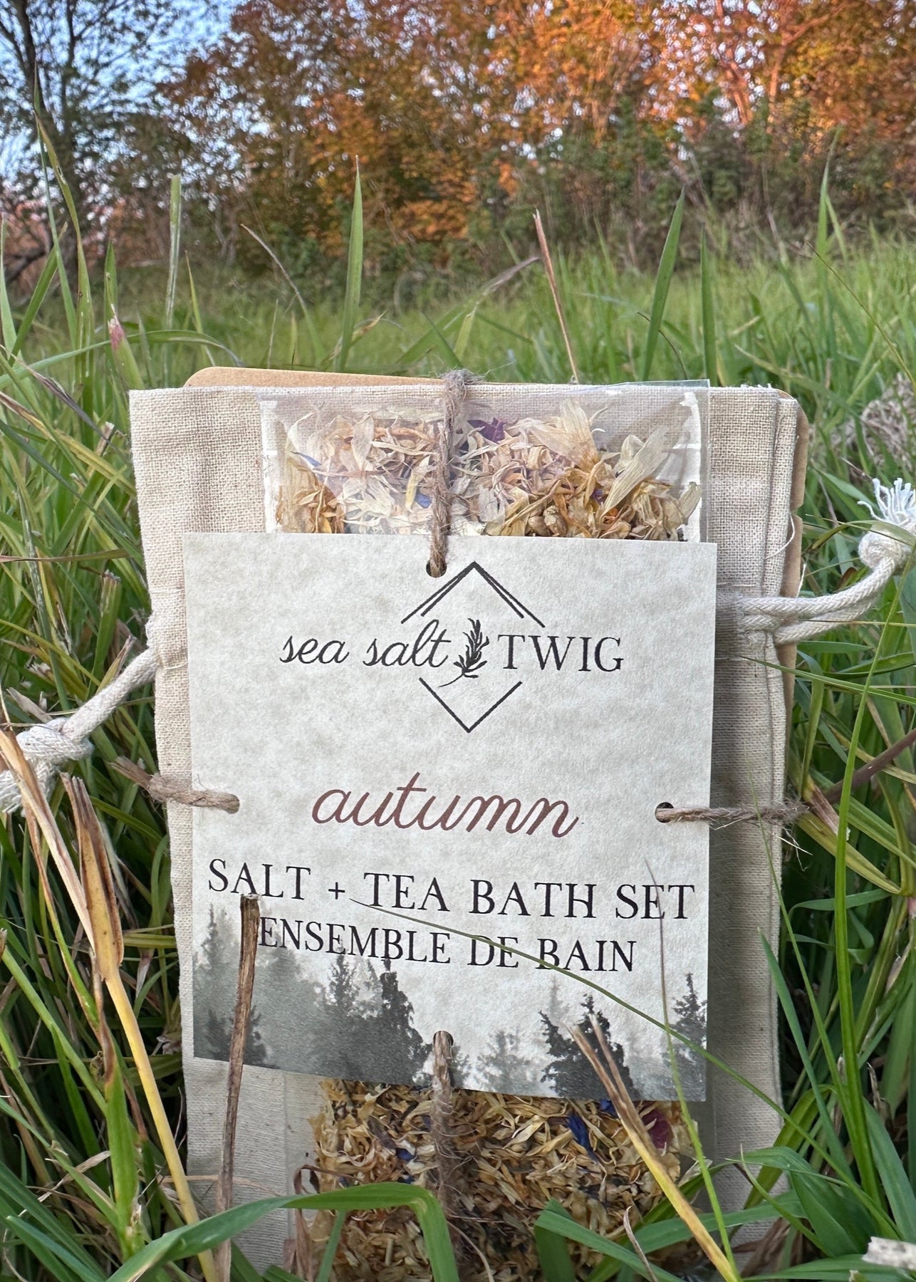 Sea Salt & Twig Sea Salt + Tea Soak Set - Autumn