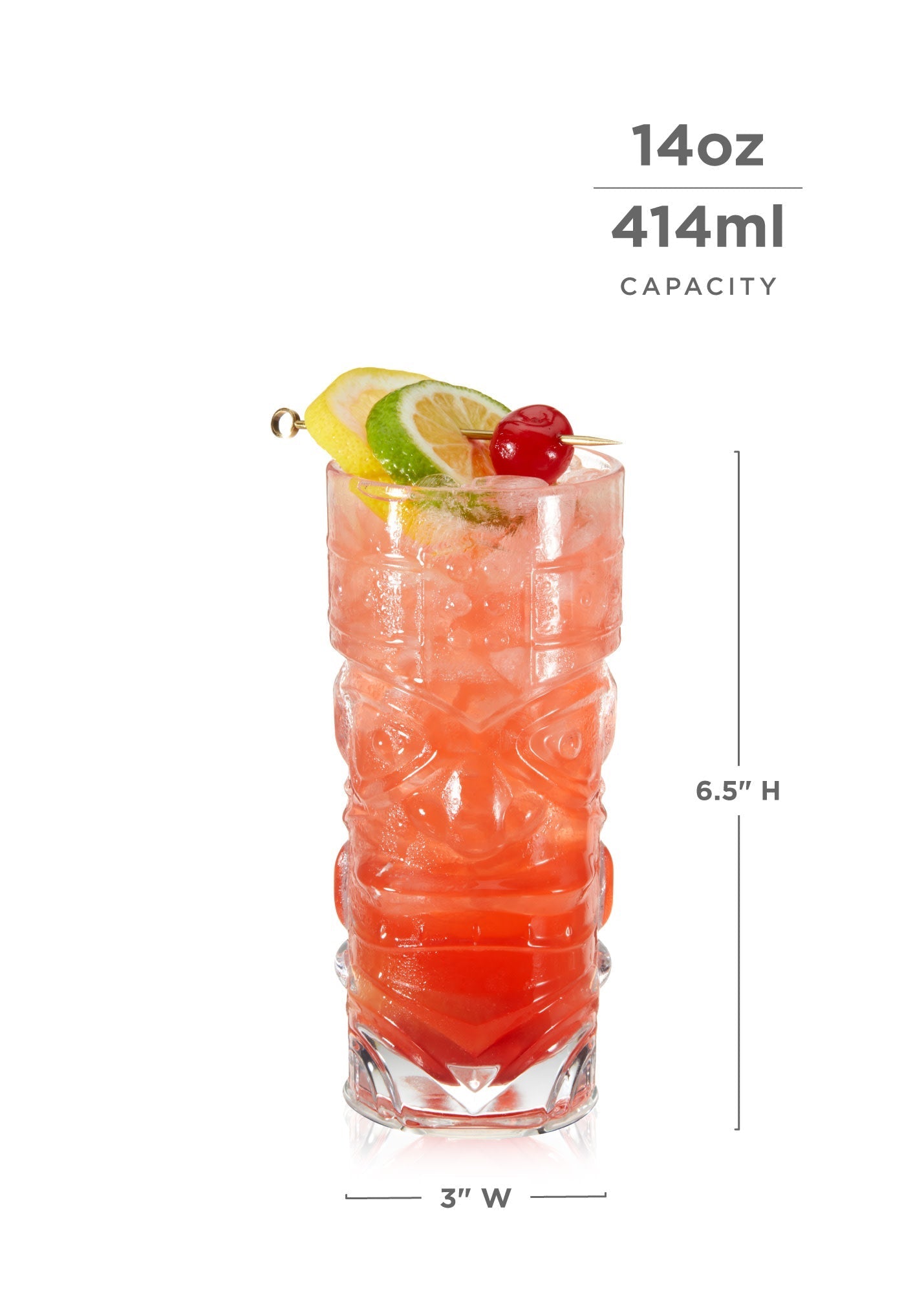 Pacific Crystal Tiki Glasses