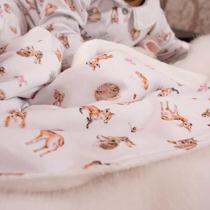 Little Forest Baby Blanket - Little Wren Collection by Wrendale