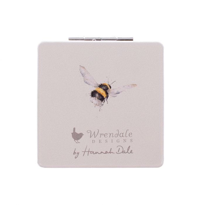 Wrendale Compact Mirror - 'Flight of the Bumblebee'