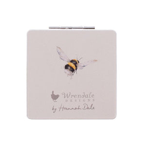 Wrendale Compact Mirror - 'Flight of the Bumblebee'