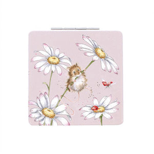 Wrendale Compact Mirror - 'Oops-a-Daisy'