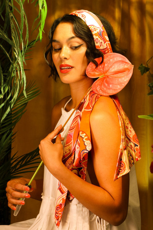 Paisley - Satin Neck Scarf