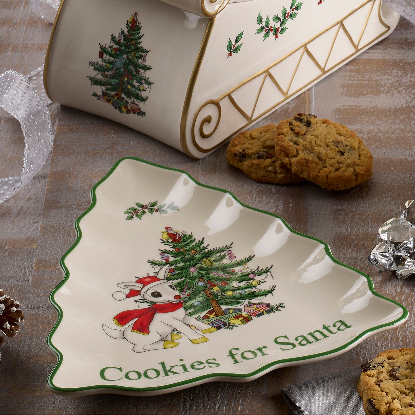 Rudolph the Red-Nosed Reindeer Cookies For Santa Server