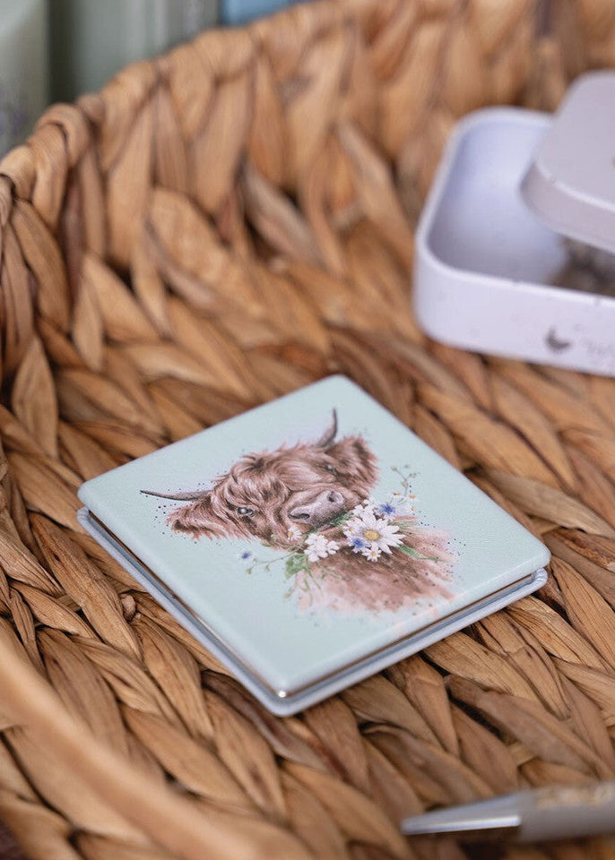 Wrendale Compact Mirror - 'Daisy Coo'