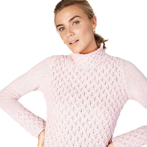 Trellis Sweater - Pink Mist