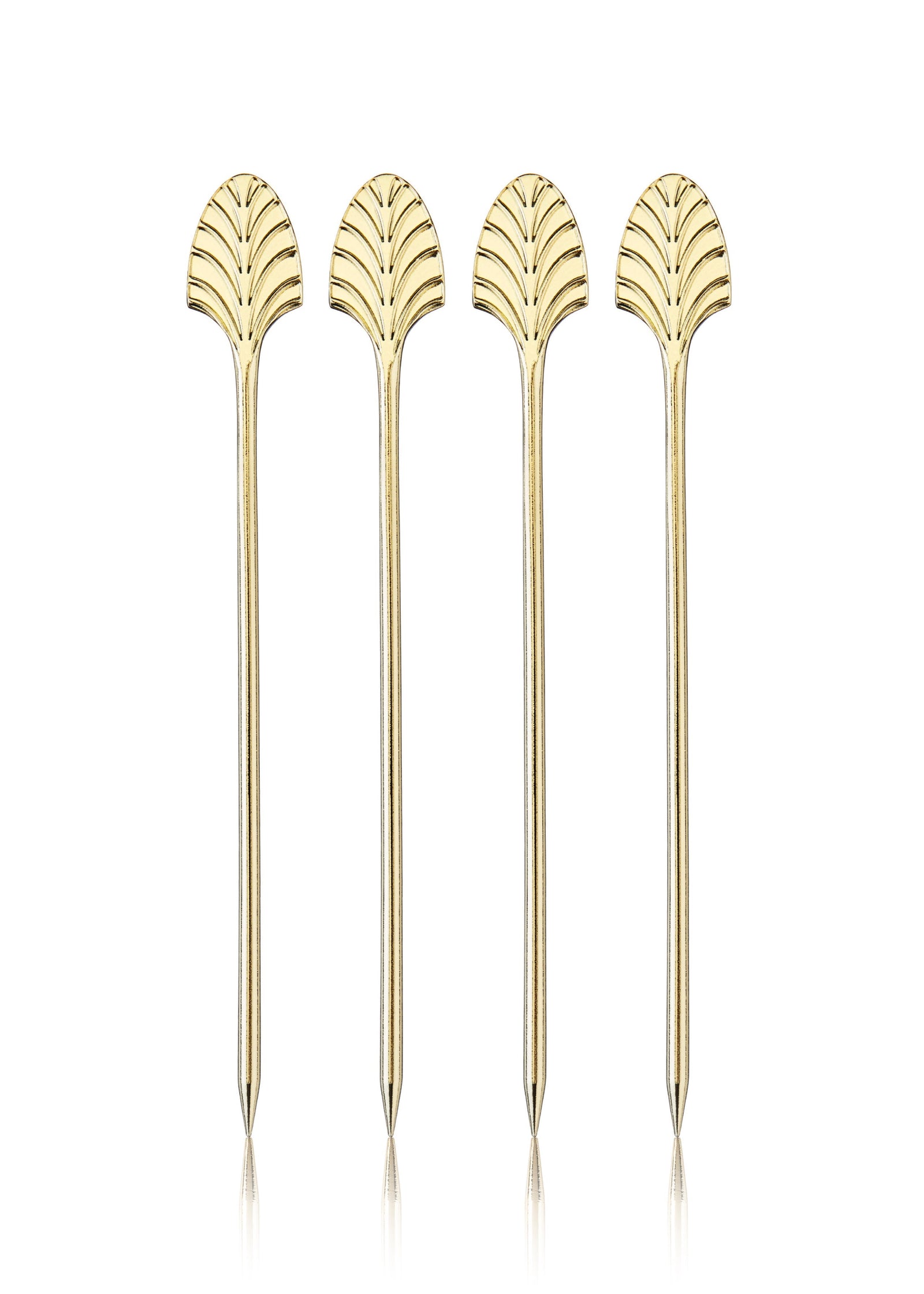 Gold Art Deco Cocktail Picks