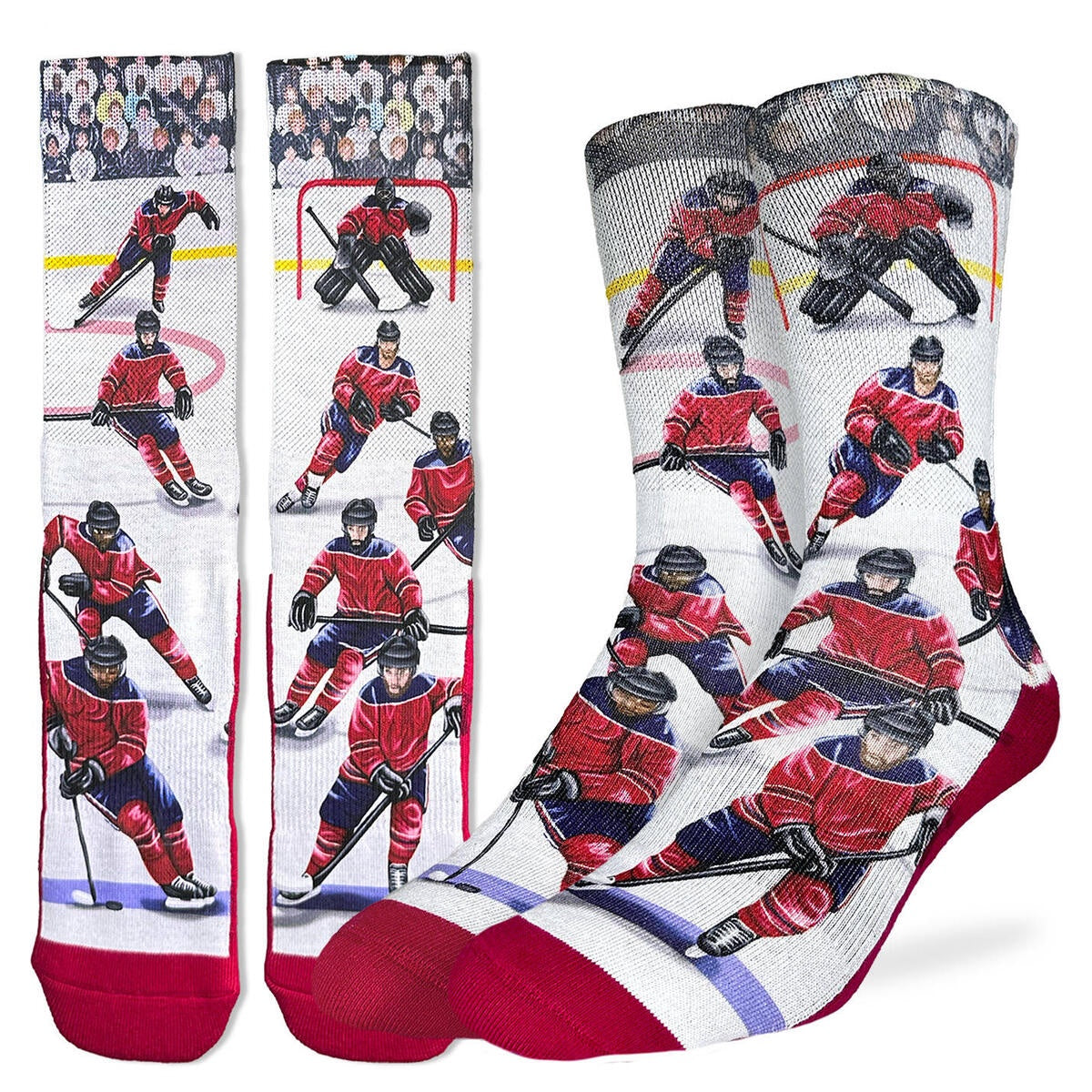 Red Ice Hockey Socks (Size 8-13)