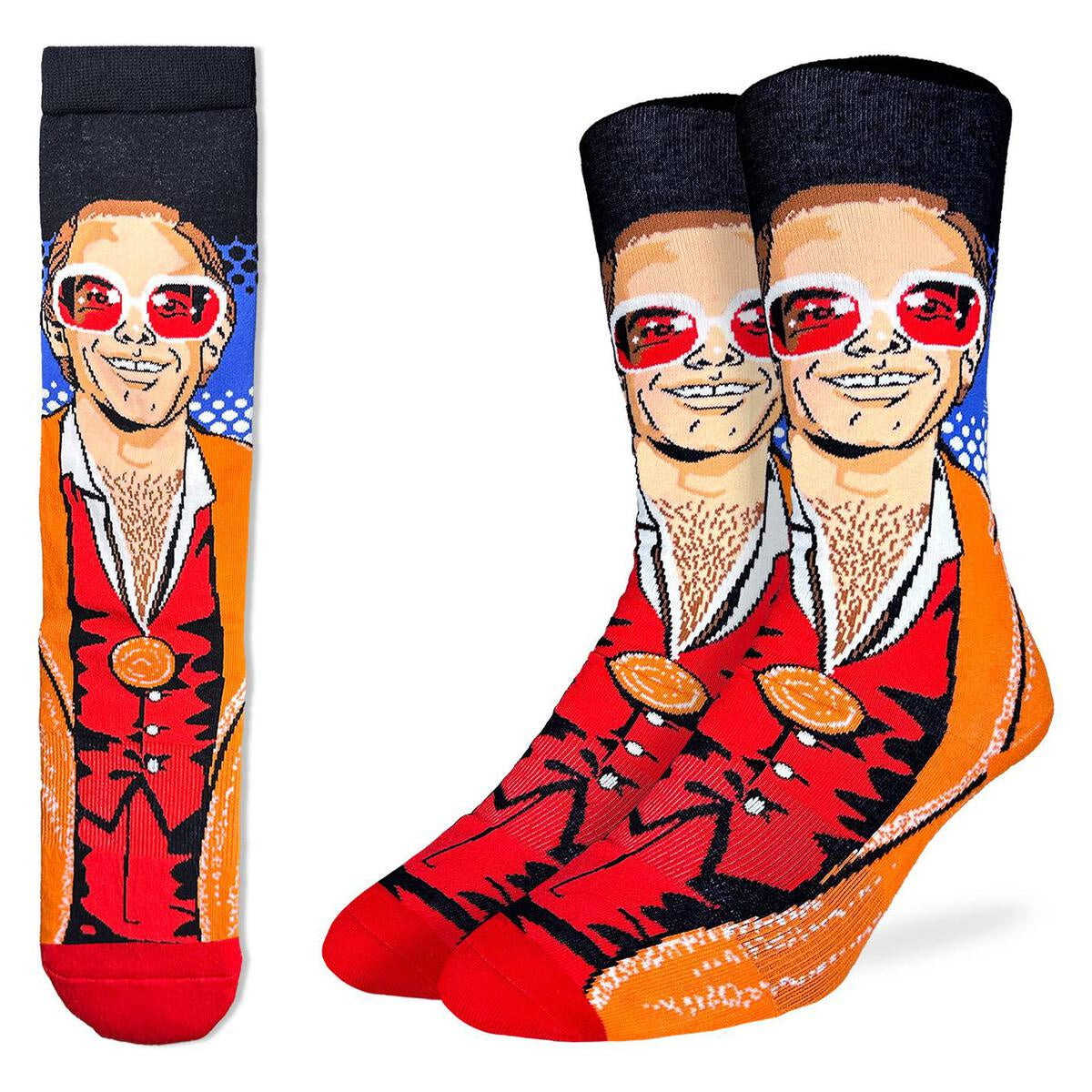 Elton John Medallion Socks (Size 8-13)