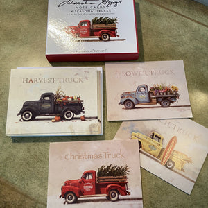 Seasonal Trucks Note Cards