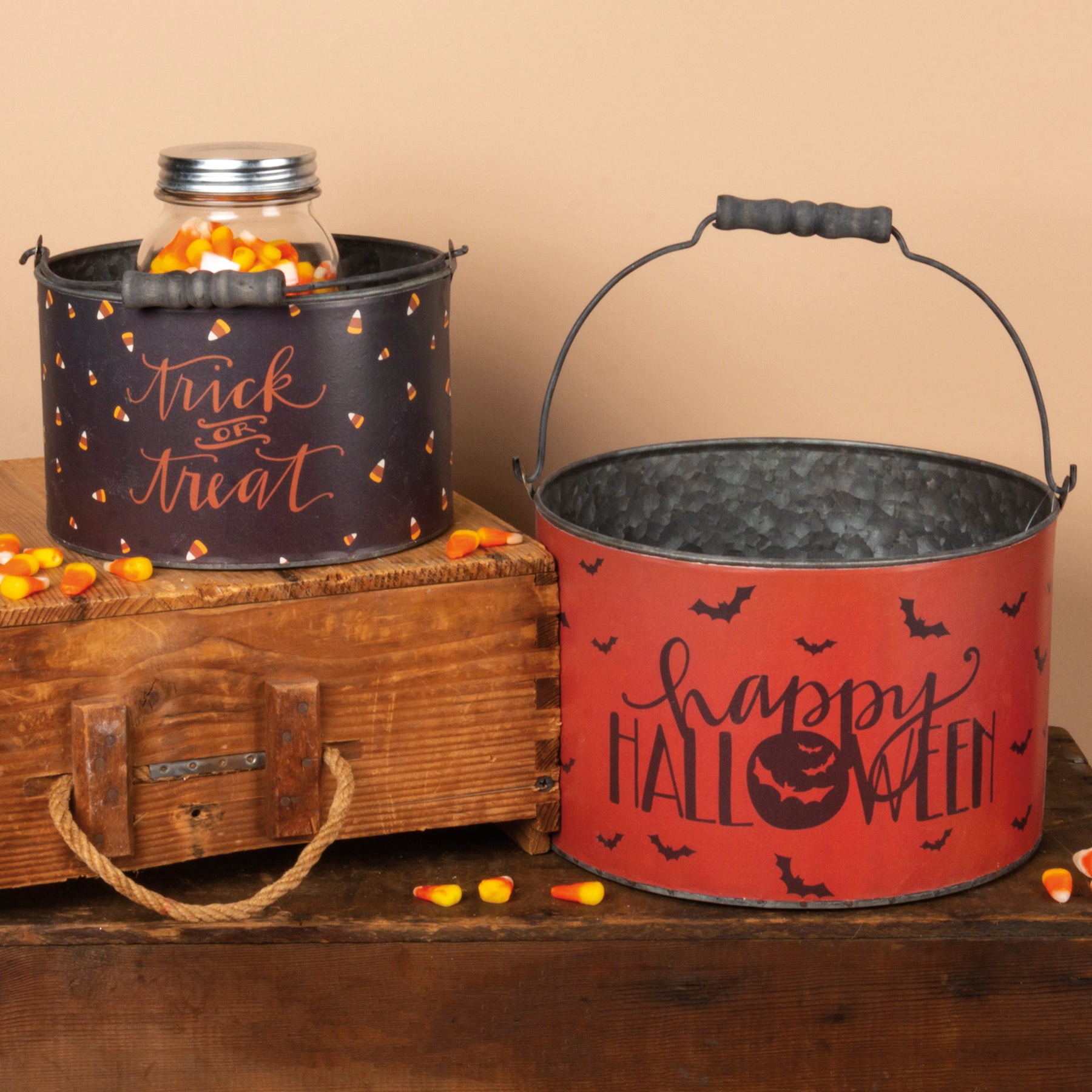 Halloween Treats Buckets