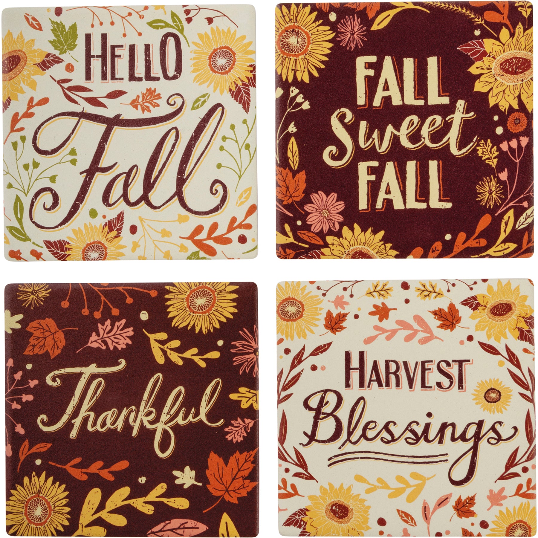 Fall-Sweet-Fall Coaster Set