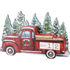 Red Truck Christmas Countdown