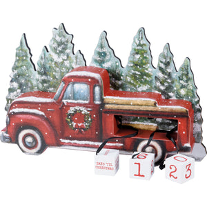 Red Truck Christmas Countdown