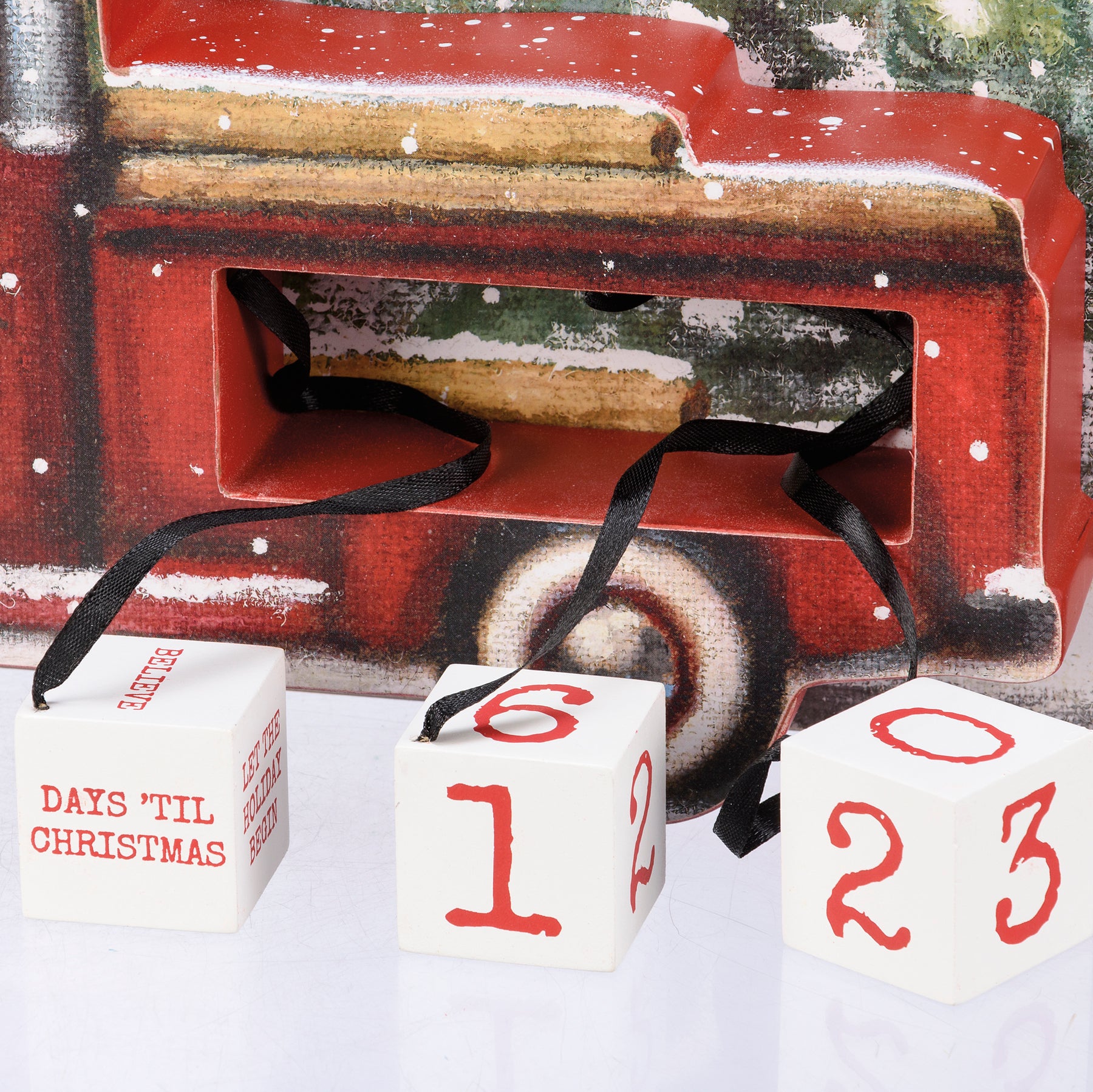 Red Truck Christmas Countdown